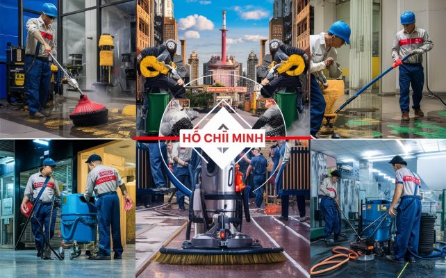 Công Ty Dịch Vụ Vệ sinh công nghiệp Tại TPHCM