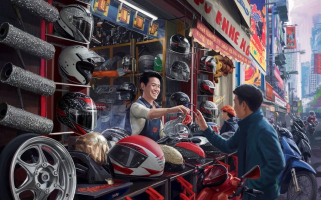 Đại Lý Phân Phối Phụ tùng xe máy Tại TPHCM