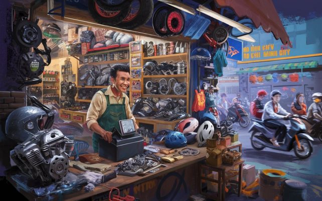 Đại Lý Phân Phối Phụ tùng xe máy Tại TPHCM